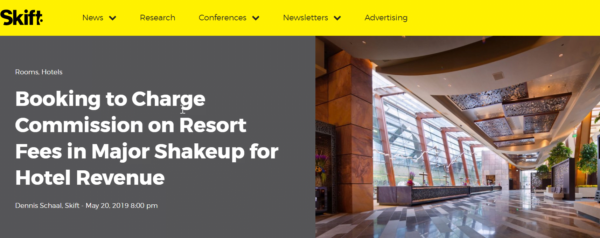 2019 06 05 16 19 55 Booking To Charge Commission On Resort Fees In Major Shakeup For Hotel Revenue – 600x238 